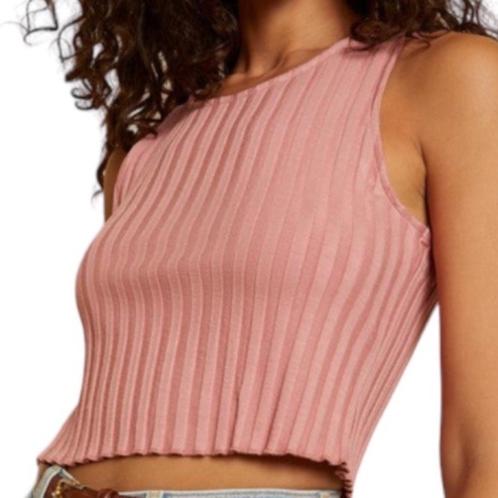 NATION LTD  BRITNEY TANK GERANIUM NWT L